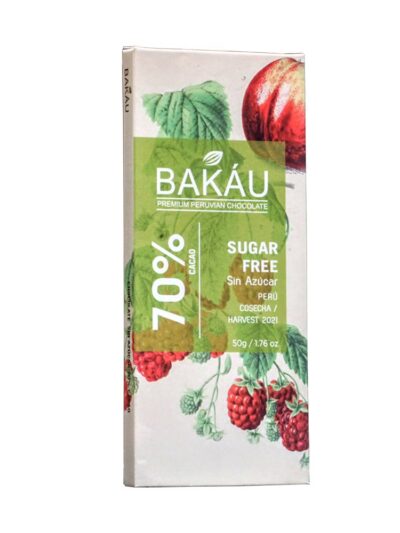 70% Cacoa Chocolate with Stevia Bakau